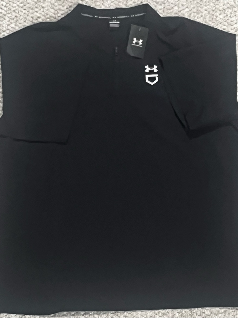 Under Armour Utility Short Sleeve Cage Jacket Mens 3XL Black Water Repellent NWT